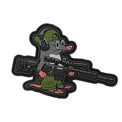 Patch PVC "Cârtița Sniper" M-Tac - Umor Tactic