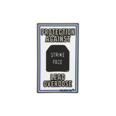 Patch PVC Helikon-Tex "Lead Overdose" alb