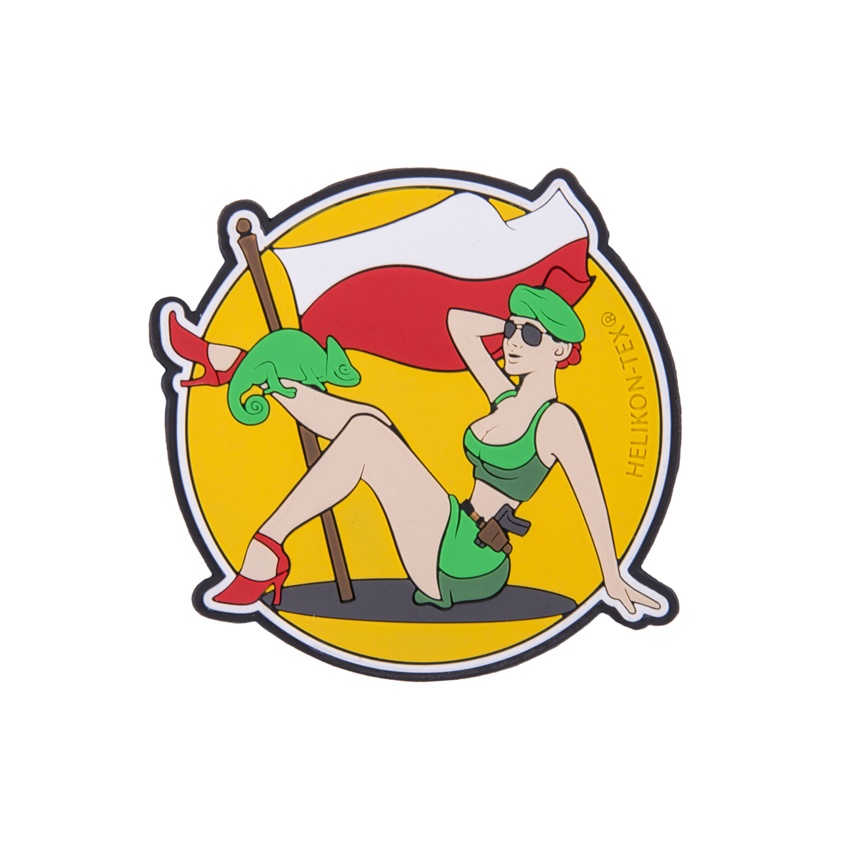 Patch PVC Helikon-Tex Polish Girl Galbenă