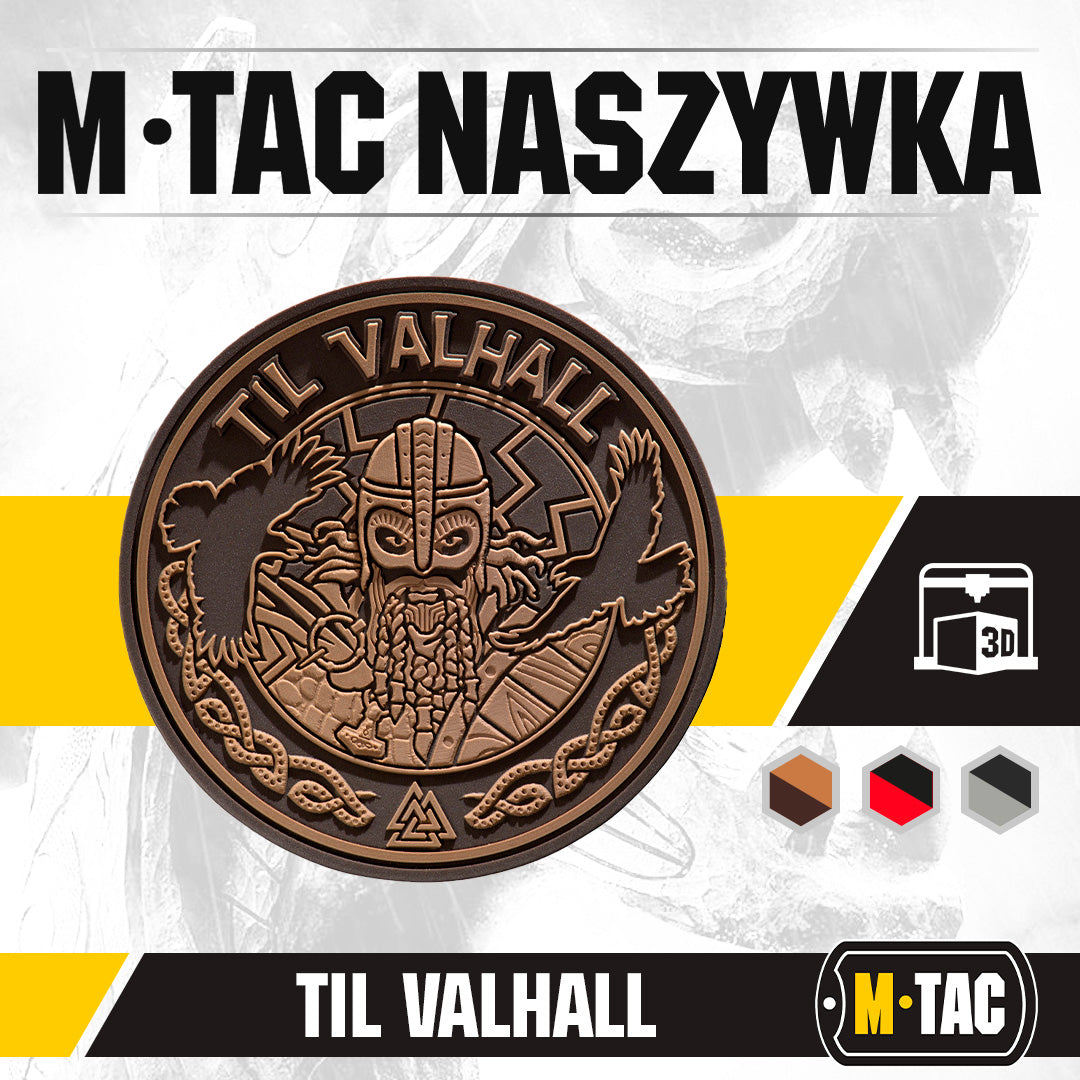 Patch PVC M-Tac Til Valhall - Coyote | Memorie și Onorare