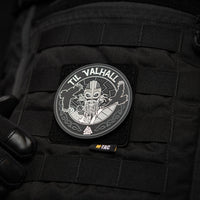 Patch PVC M-Tac Til Valhall - Gri/Negru, Prindere Velcro