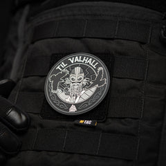 Patch PVC M-Tac Til Valhall - Gri/Negru, Prindere Velcro