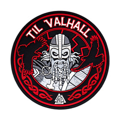 Patch PVC M-Tac Til Valhall - Negru/Roșu, Spirit Nordic Tactic