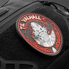 Patch PVC M-Tac Til Valhall - Negru/Roșu, Spirit Nordic Tactic