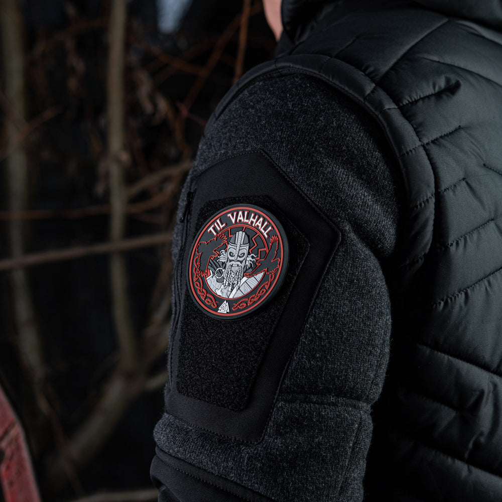 Patch PVC M-Tac Til Valhall - Negru/Roșu, Spirit Nordic Tactic