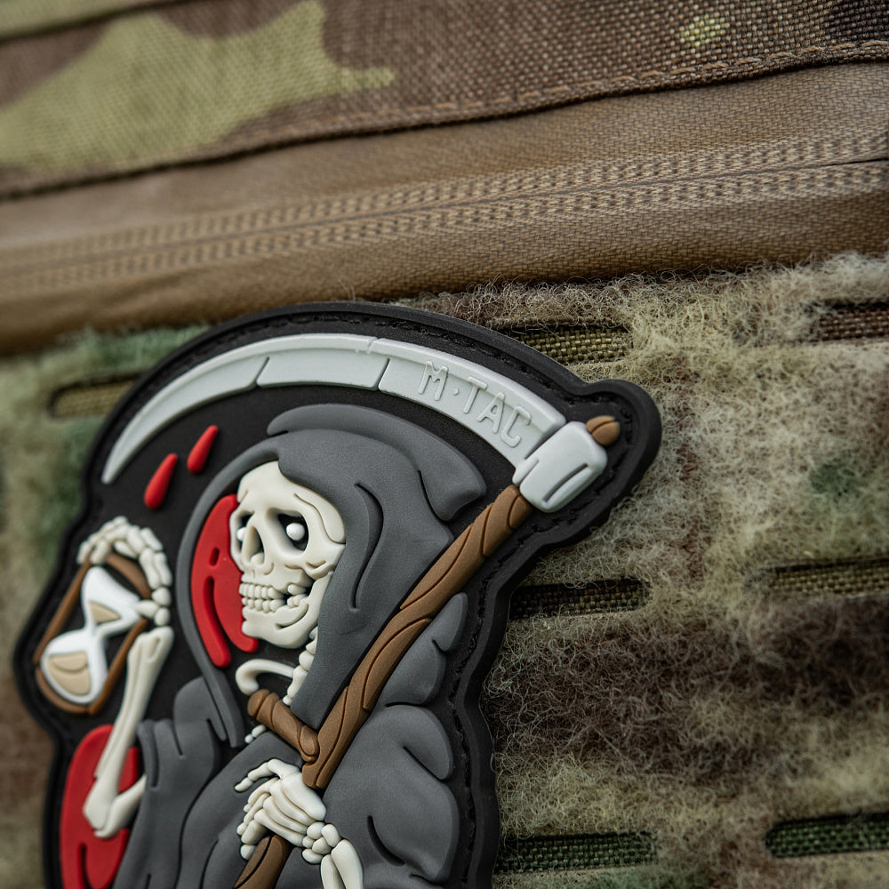 Patch PVC Time M-Tac - Black/Grey, Mesaj Puternic