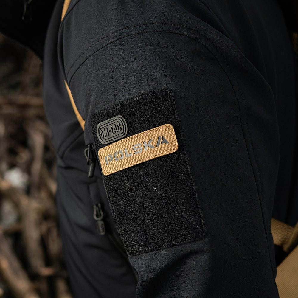 Patch România M-Tac - Laser Cut Coyote/Negru, Drapel Personalizat