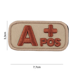 Patch Sânge A+ Pozitiv Coyote - Identificare Critică Rapidă