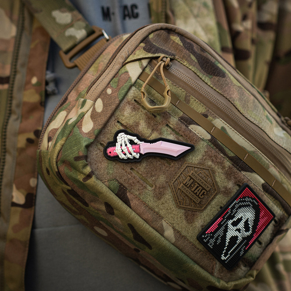 Patch Schelet Cuțit M-Tac - Ediție Limitată Pink