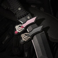 Patch Schelet Cuțit Tactic M-Tac - Grey, Detalii 3D PVC