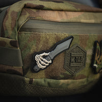 Patch Schelet Cuțit Tactic M-Tac - Grey, Detalii 3D PVC