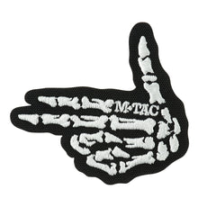Patch Schelet Shooter M-Tac - Neagra, Fosforescent, Velcro