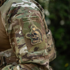 Patch Sorry M-Tac - Multicam/Coyote, Umor Tactic și Patriotism