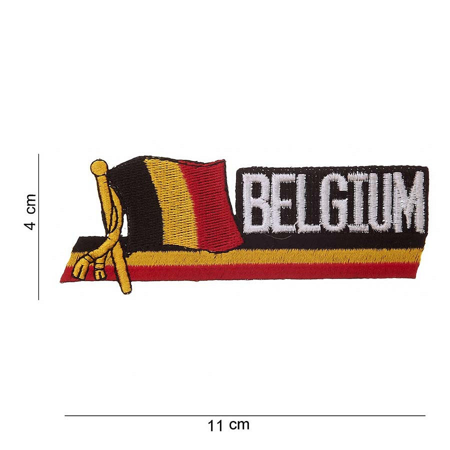 Patch Steag Belgia Fluturând Diverse - Mândrie Națională Tactica
