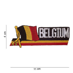 Patch Steag Belgia Fluturând Diverse - Mândrie Națională Tactica