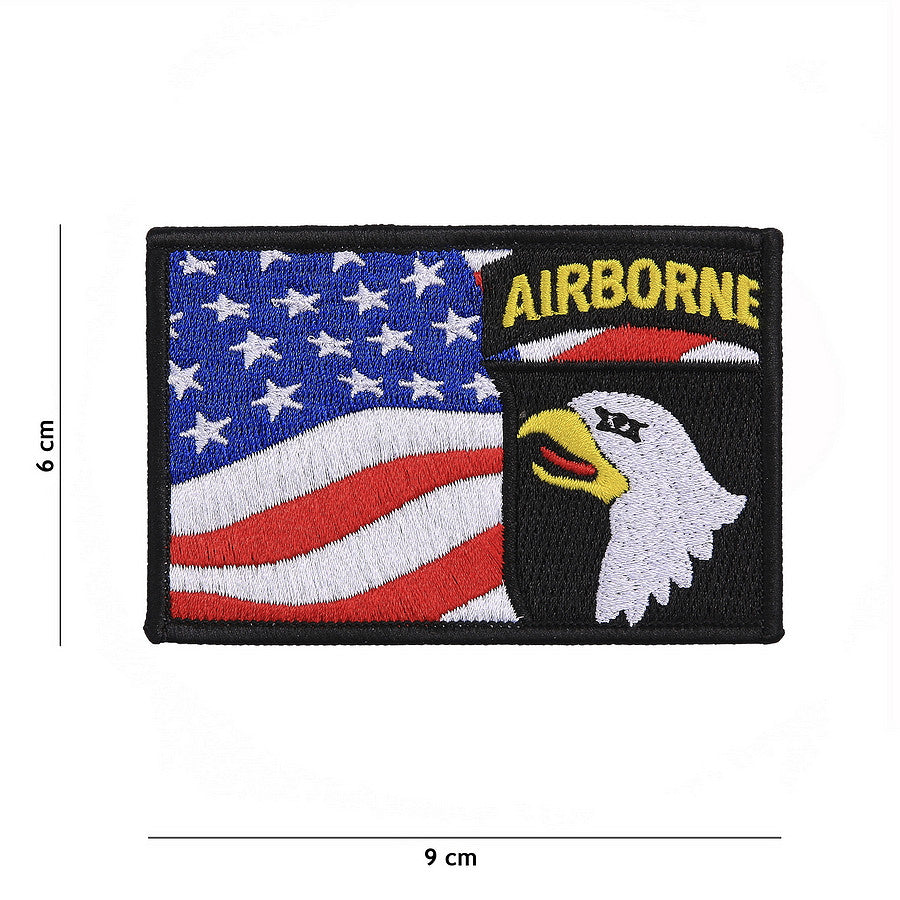 Patch Stof 101st Airborne Multicoloră - Poartă Mândria "Screaming Eagles"