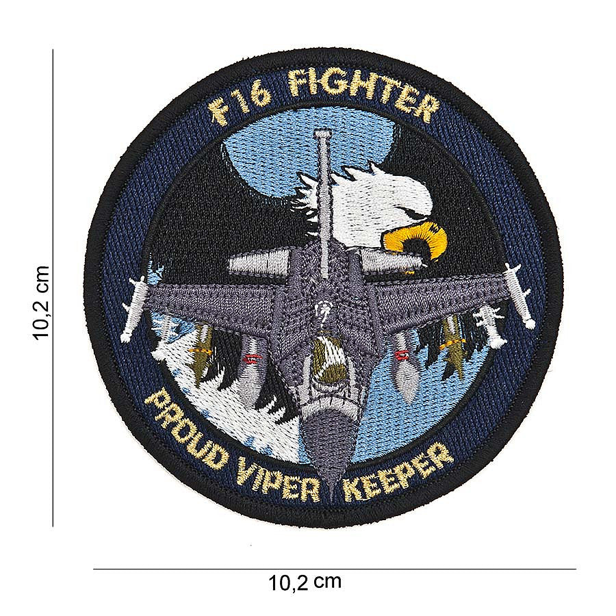 Patch stof F-16 proud viper keeper Diversen - Mândrie Autentică