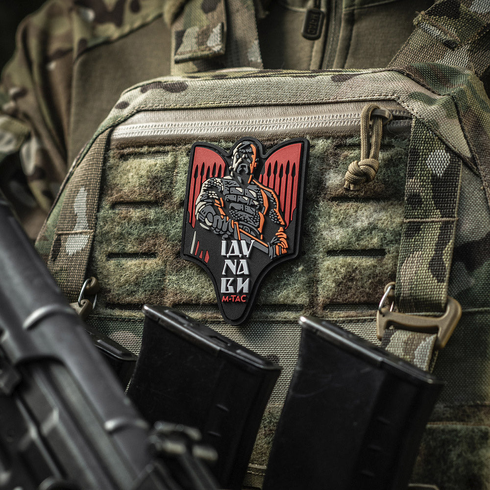 Patch Sviatoslav M-Tac PVC - Curaj și Onor Roșu