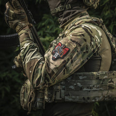 Patch Sviatoslav M-Tac PVC - Curaj și Onor Roșu