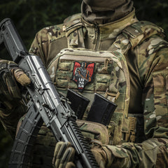 Patch Sviatoslav M-Tac PVC - Curaj și Onor Roșu