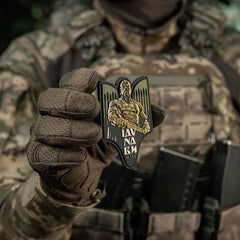 Patch Sviatoslav M-Tac PVC – "Vin asupra ta!" Olive