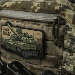 Patch T-64 Bulat M-Tac - PVC 3D, Cu Velcro