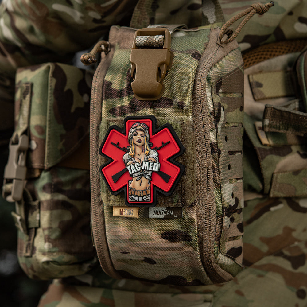 Patch TACMED PVC M-Tac - Pin-Up Medic Tactic MultiCam