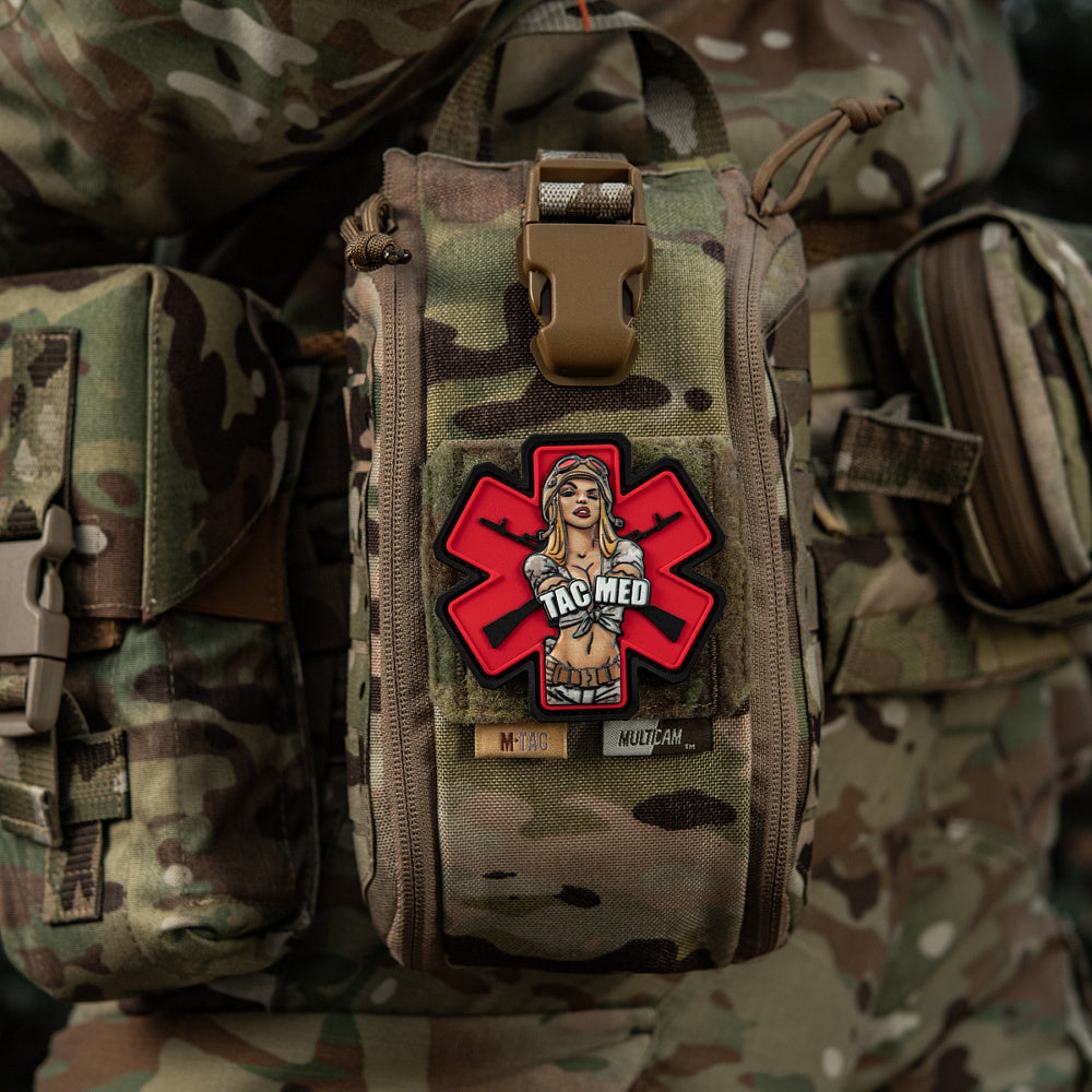 Patch TACMED PVC M-Tac - Pin-Up Medic Tactic MultiCam