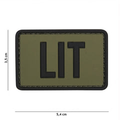 Patch Tactic 3D PVC LIT Verde - Identificare Durabilă