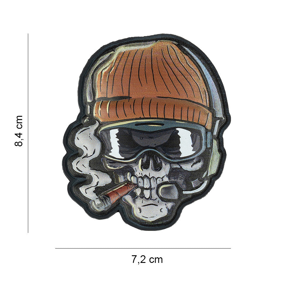 Patch Tactic 3D UV Skull Warrior #8045 - Afirmă-ți Autoritatea