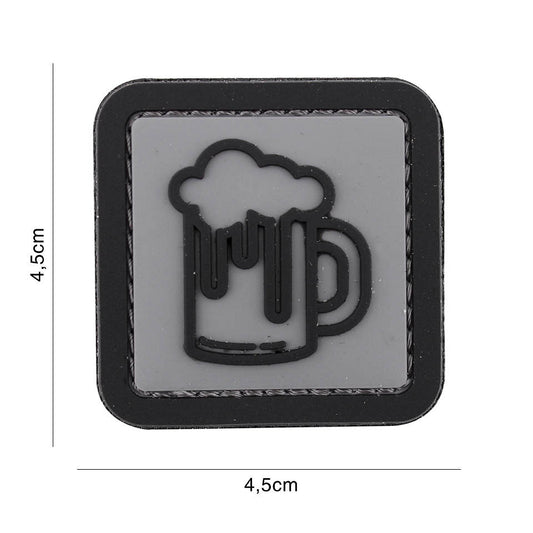 Patch Tactical 3D PVC Bier Gri - Tactical Gear - Afirmație Unică