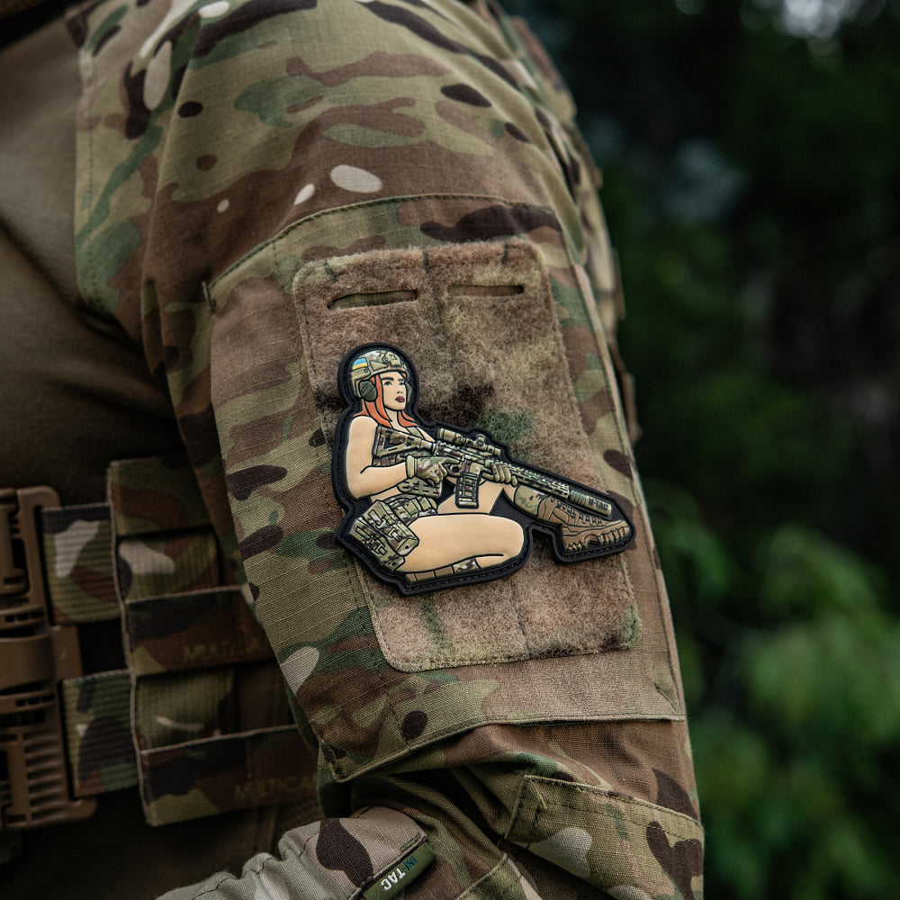 Patch Tactical Girl #2 M-Tac - Pin-Up Modern MC PVC