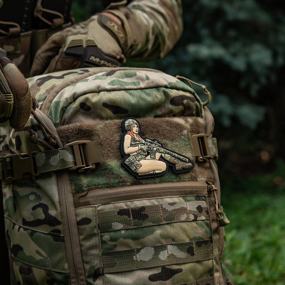 Patch Tactical Girl #2 M-Tac - Pin-Up Modern MC PVC