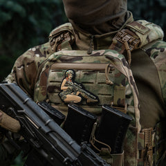 Patch Tactical Girl #2 M-Tac - Pin-Up Modern MC PVC