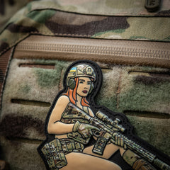 Patch Tactical Girl #2 M-Tac - Pin-Up Modern MC PVC