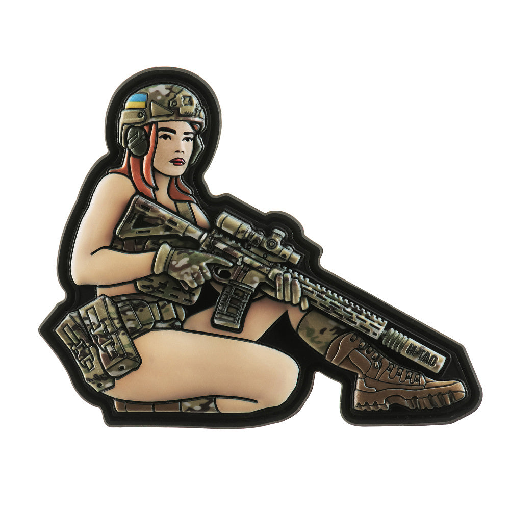 Patch Tactical Girl #2 M-Tac - Pin-Up Modern MC PVC