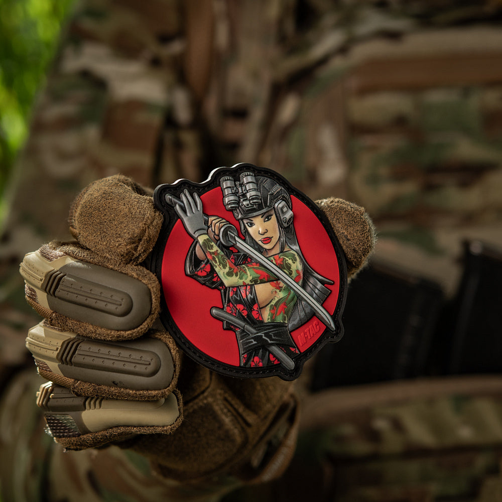Patch Tactical Girl #3 Cascading M-Tac - Verde, Inspirat de Cultura Japoneză