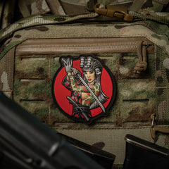 Patch Tactical Girl #3 Cascading M-Tac - Verde, Inspirat de Cultura Japoneză