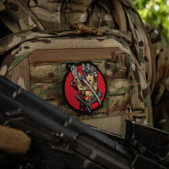 Patch Tactical Girl #3 Cascading M-Tac - Verde, Inspirat de Cultura Japoneză