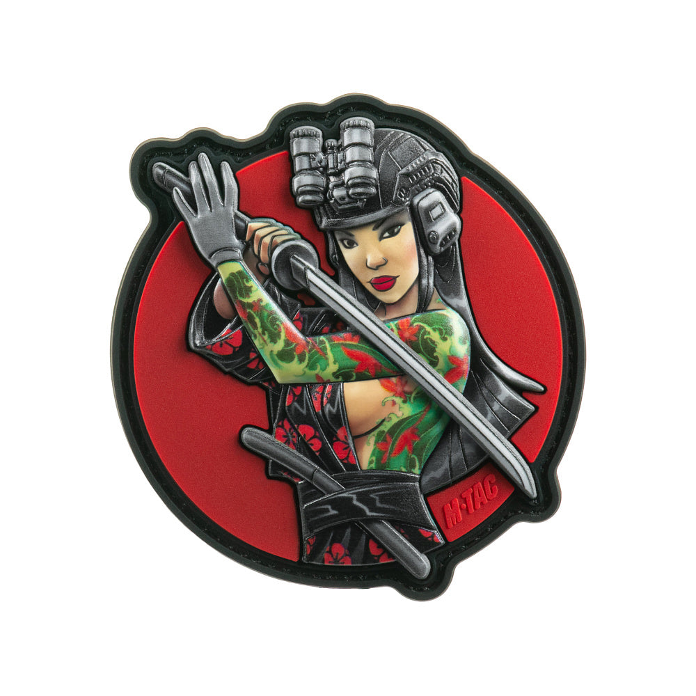 Patch Tactical Girl #3 Cascading M-Tac - Verde, Inspirat de Cultura Japoneză