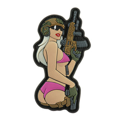 Patch Tactical Girl #4 M-Tac - Pin-Up Roz PVC