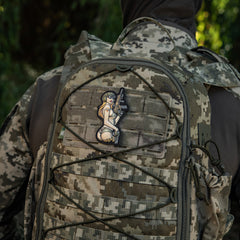 Patch Tactical Girl #4 M-Tac PVC - Dublă Acțiune, Stil Pin-Up