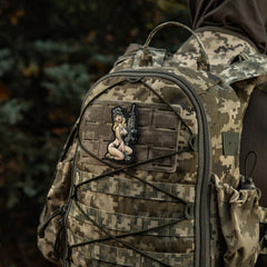 Patch Tactical Girl #5 M-Tac PVC - Olive, Pin-Up de Luptă