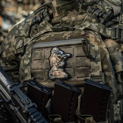 Patch Tactical Girl #6 PVC M-Tac Hooligan - Forța Feminină pe Echipament