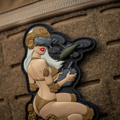 Patch Tactical Girl #6 PVC M-Tac - White/Coyote