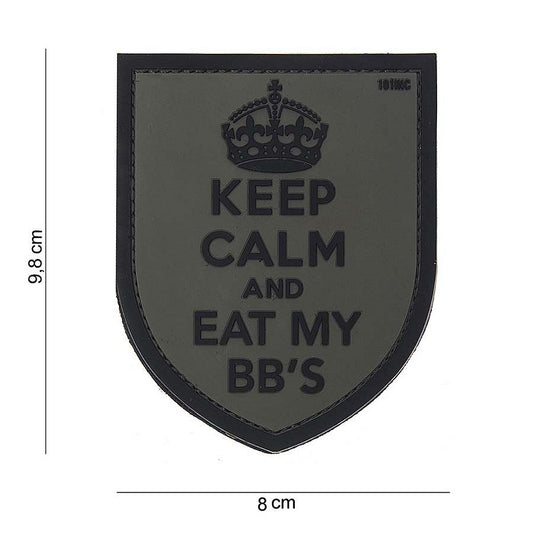 Patch Tactical Keep Calm Gri - Afirmă-ți Atitudinea