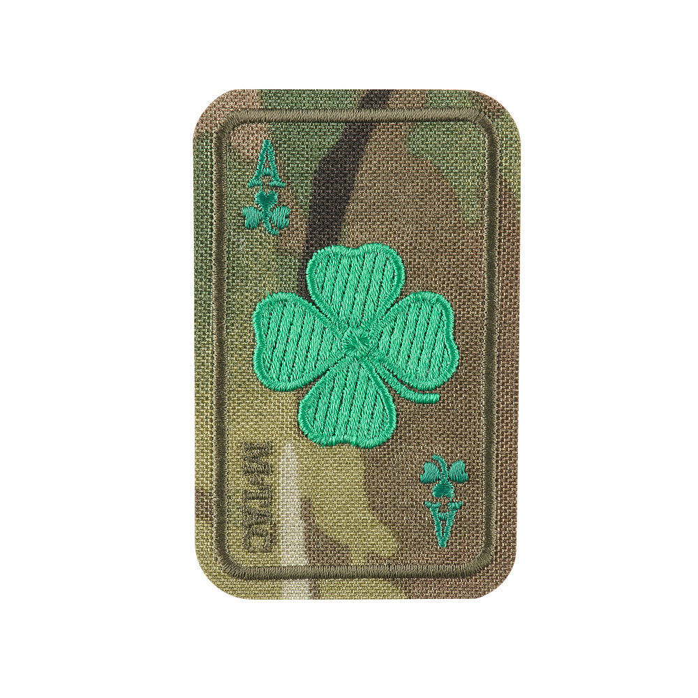 Patch Tactical "Lucky Card" M-Tac - Trifoi Brodat Multicam