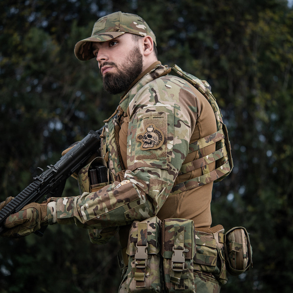 Patch Tactical SORRY M-Tac - Craniu & Măr, Coyote