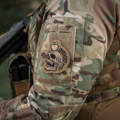 Patch Tactical SORRY M-Tac - Craniu & Măr, Coyote
