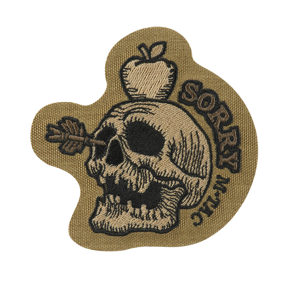Patch Tactical SORRY M-Tac - Craniu & Măr, Coyote